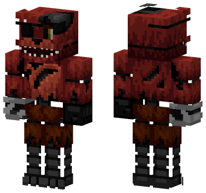 Withered Foxy 6551323 Minecraft Bedrock skin