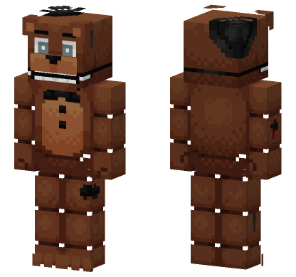Withered Freddy Adventure Minecraft Bedrock skin