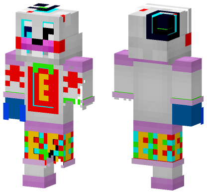 Withered Freddy Fazbear Minecraft Bedrock skin