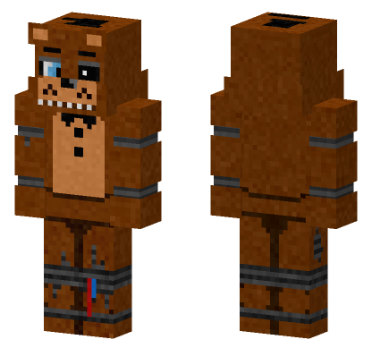 Withered Freddy FNAF 2 Minecraft Bedrock skin
