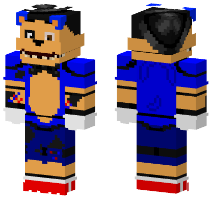 Withered Rayshad B Sonic Freddy Minecraft Bedrock skin