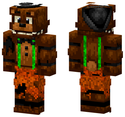 Withered Showtime Freddy Minecraft Bedrock skin