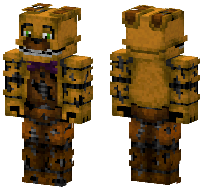 Withered Spring Bonnie Minecraft Bedrock skin