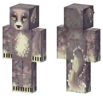 Wolf Skin Owhiumx Minecraft Bedrock skin