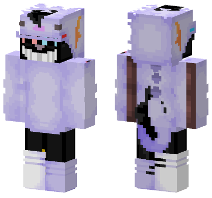 Wolf WK Cartoon Minecraft Bedrock skin