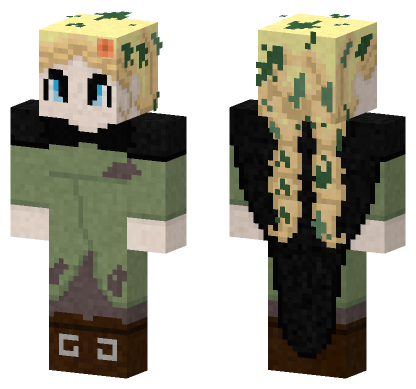 Wolfwalkers Robyn Human Form Minecraft Bedrock skin
