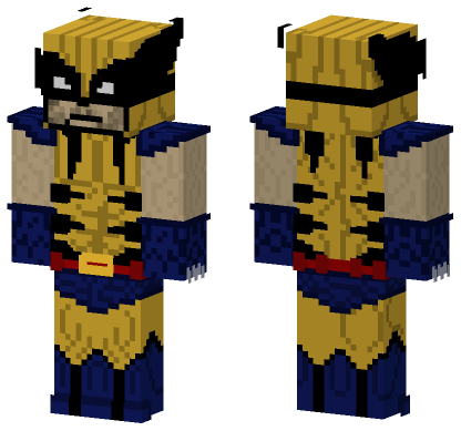 Wolverine 6243066 Minecraft Bedrock skin