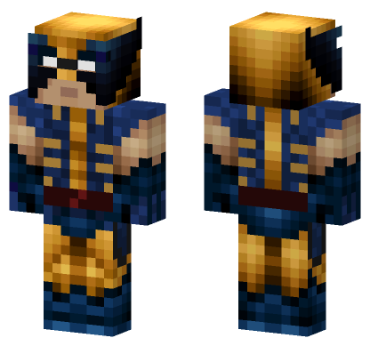 Wolverine Minecraft Bedrock skin