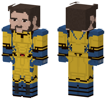 Wolverine Deadpool And Wolverine Minecraft Bedrock skin