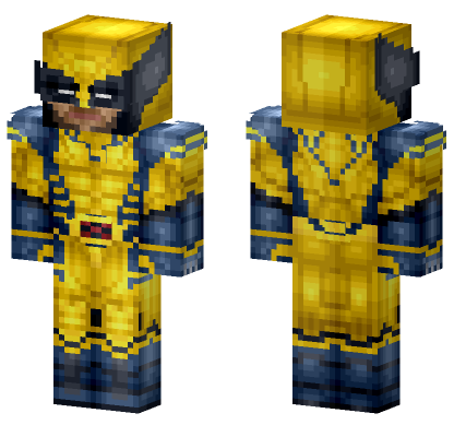 Wolverine Marvel Rivals Skin Minecraft Bedrock skin