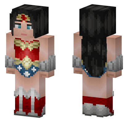 Wonder Woman Creature Commandos Minecraft Bedrock skin