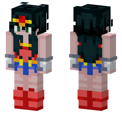 Wonder Woman Skin Minecraft Bedrock skin
