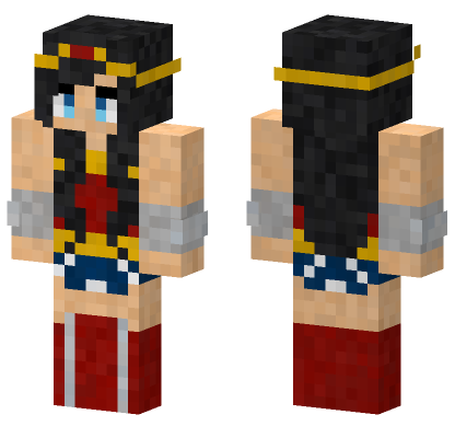 Wonder Woman Skin Minecraft Bedrock skin