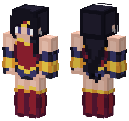 Wonder Woman Skin Minecraft Bedrock skin