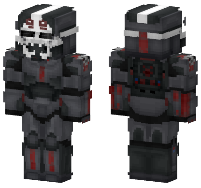 Wrecker Star Wars The Bad Batch Minecraft Bedrock skin