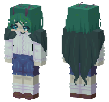 Wriggle Nightbug Touhou Project Minecraft Bedrock skin