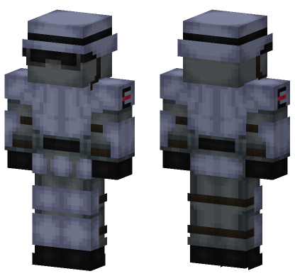 WW Enclave Marine Combat Armor Minecraft Bedrock skin