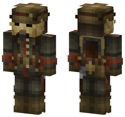 WW1 German Soldier V2 Minecraft Bedrock skin