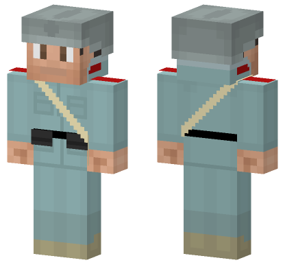 WW1 Romanian Soldier Minecraft Bedrock skin
