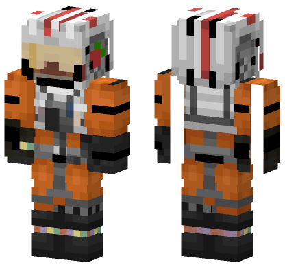 Xwing Pilot Minecraft Bedrock skin