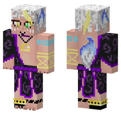 Yareth OC Minecraft Bedrock skin