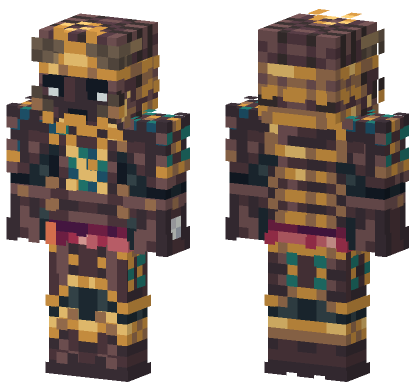 Yasuke Pharaoh Skin Minecraft Bedrock skin