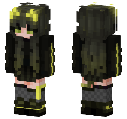 Yellow Cat Minecraft Bedrock skin