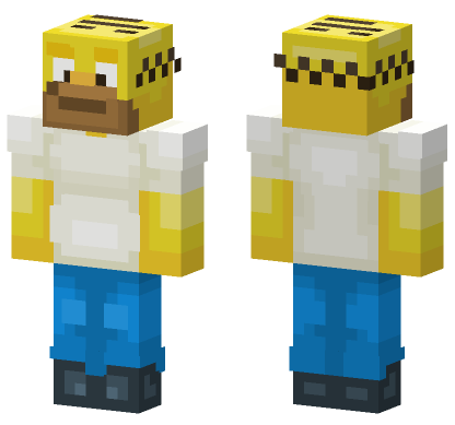 Yellow Duck Skin Minecraft Bedrock skin