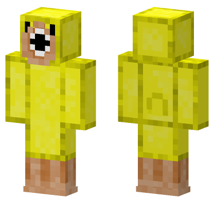 Yellow Friend Minecraft Bedrock skin