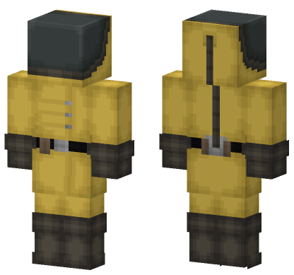Yellow Hazmat Suit Minecraft Bedrock skin