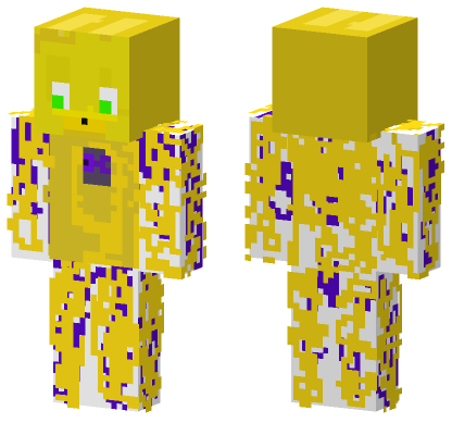 Yellow Rabbit Minecraft Bedrock skin
