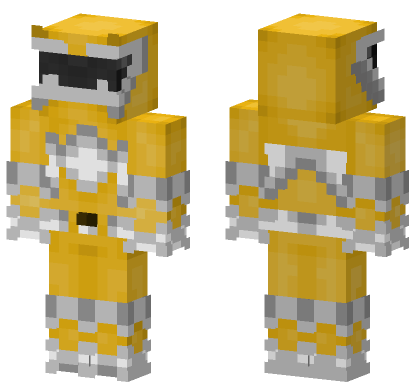 Yellow Ranger Minecraft Bedrock skin