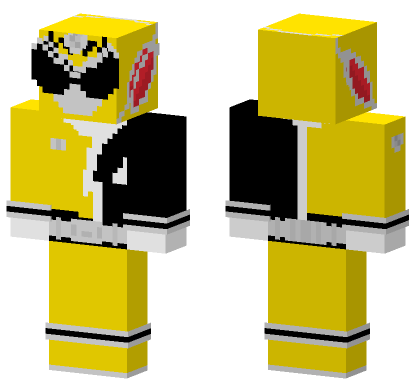 Yellow Ranger SPD Minecraft Bedrock skin