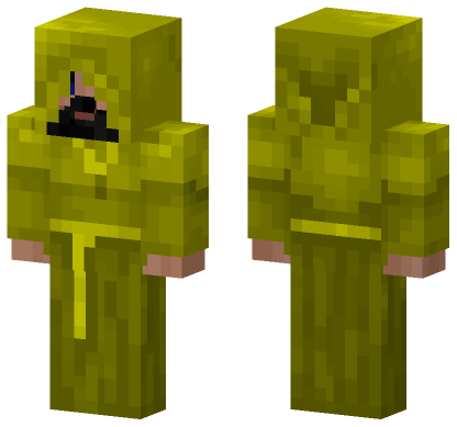 Yellow Robe Minecraft Bedrock skin