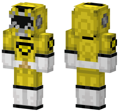 Yellow Turbo Ranger Minecraft Bedrock skin