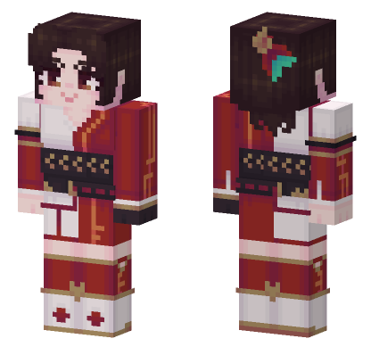 Ying Firespear Minecraft Bedrock skin