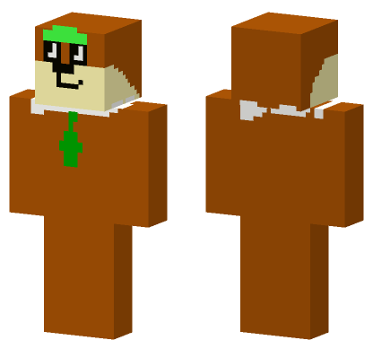 Yogi Bear Skin Minecraft Bedrock skin