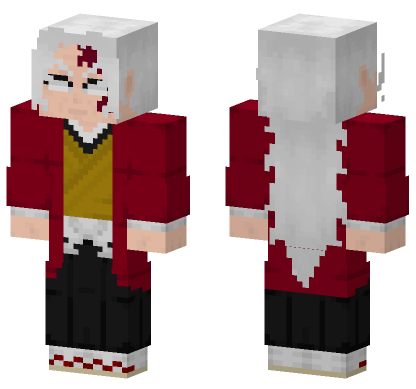 Yoriichi Tsugikuni Skin Minecraft Bedrock skin