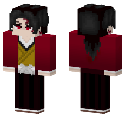 Yoriichi V2 Fixed Minecraft Bedrock skin