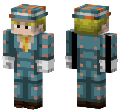 Yoshikage Kira Deadman Questions Minecraft Bedrock skin