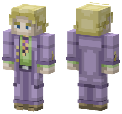 Yoshikage Kira Part 4 Minecraft Bedrock skin