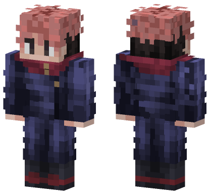 Yuji Itadori Skin Minecraft Bedrock skin