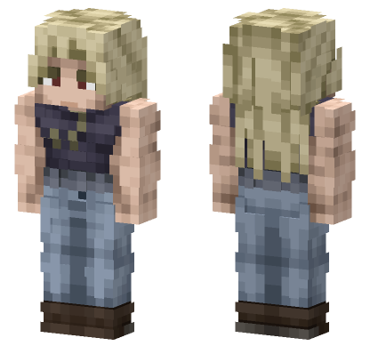 Yuki Tsugumo Hidden Inventory Minecraft Bedrock skin