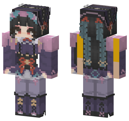 Yun Jin Genshin Impact Minecraft Bedrock skin