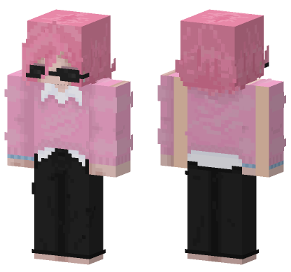 Yuri Ayato Yarichin Club Minecraft Bedrock skin