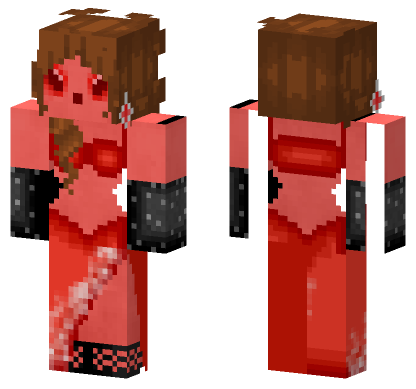 Yurolllll Red Outfit Minecraft Bedrock skin