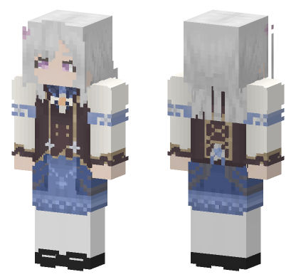 Zeitlind Anime Girl Minecraft Bedrock skin