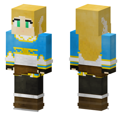 Zelda Breath Of The Wild Minecraft Bedrock skin