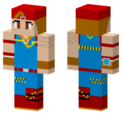 Zelda Breath Of Wild Minecraft Bedrock skin