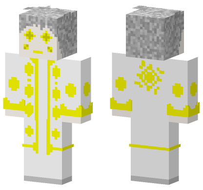 Zero God Of Light Minecraft Bedrock skin